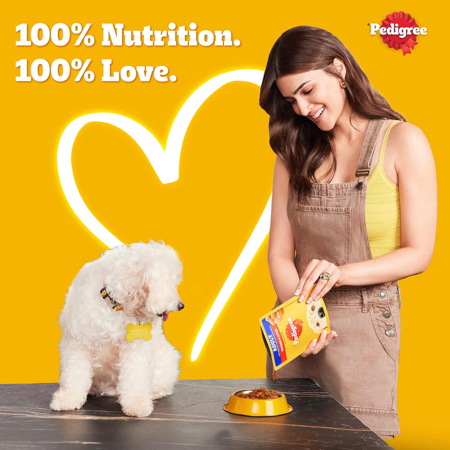 Pedigree Roasted Lamb Chunks In Gravy Adult Dog Wet Food - 130 g - Heads Up For Tails