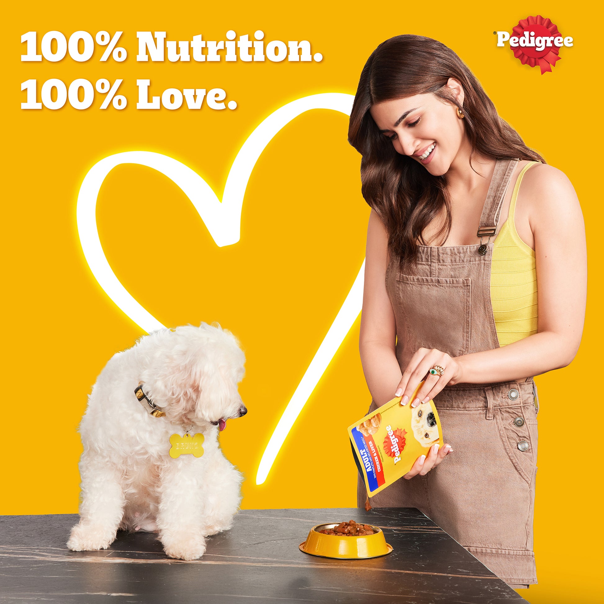 Pedigree Roasted Lamb Chunks In Gravy Adult Dog Wet Food - 130 g - Heads Up For Tails
