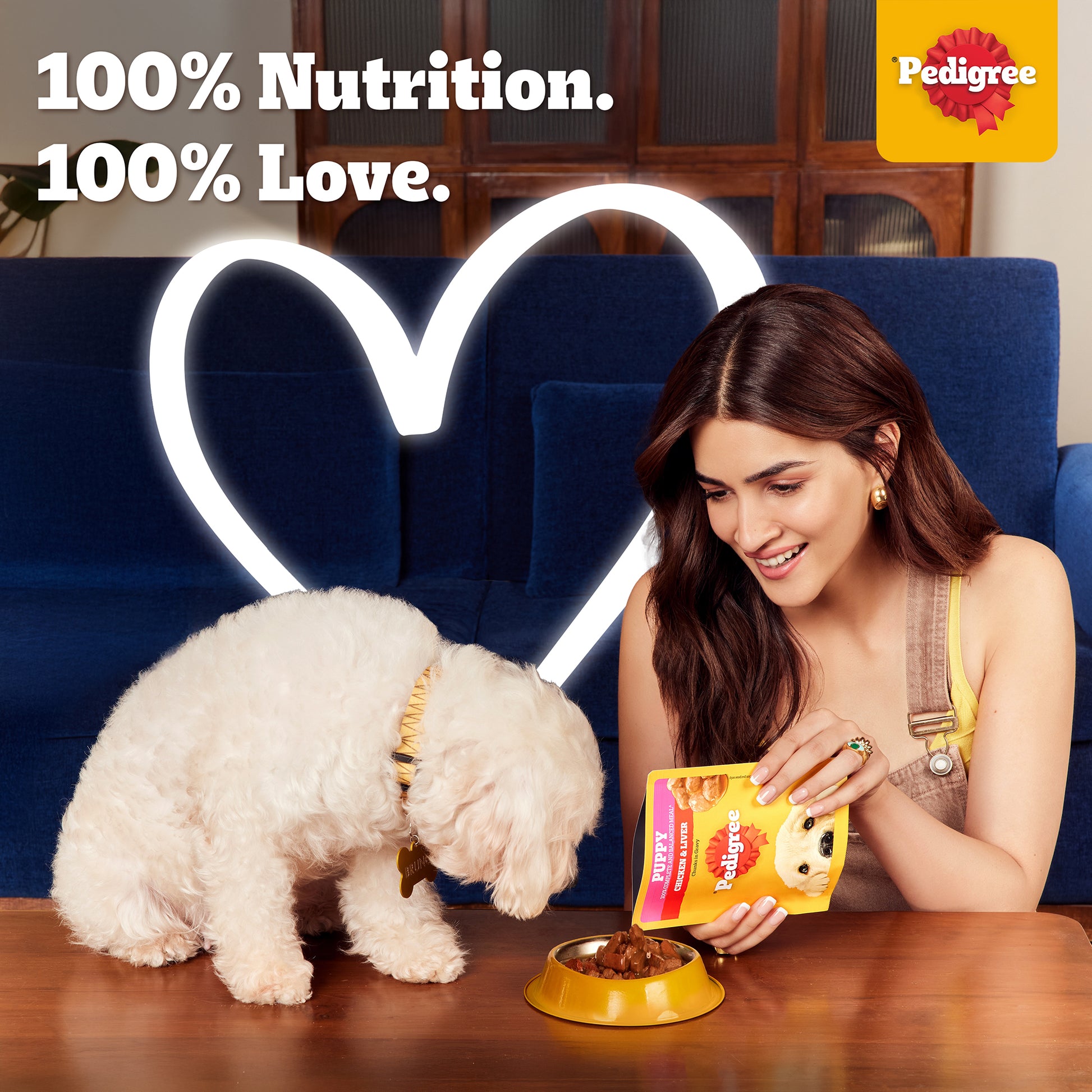 Pedigree Roasted Lamb Chunks In Gravy Puppy Wet Food - 130 g - Heads Up For Tails