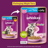 Whiskas Tuna in Jelly (2-12 Months) Wet Food For Kitten - 80 gm Pack - Heads Up For Tails