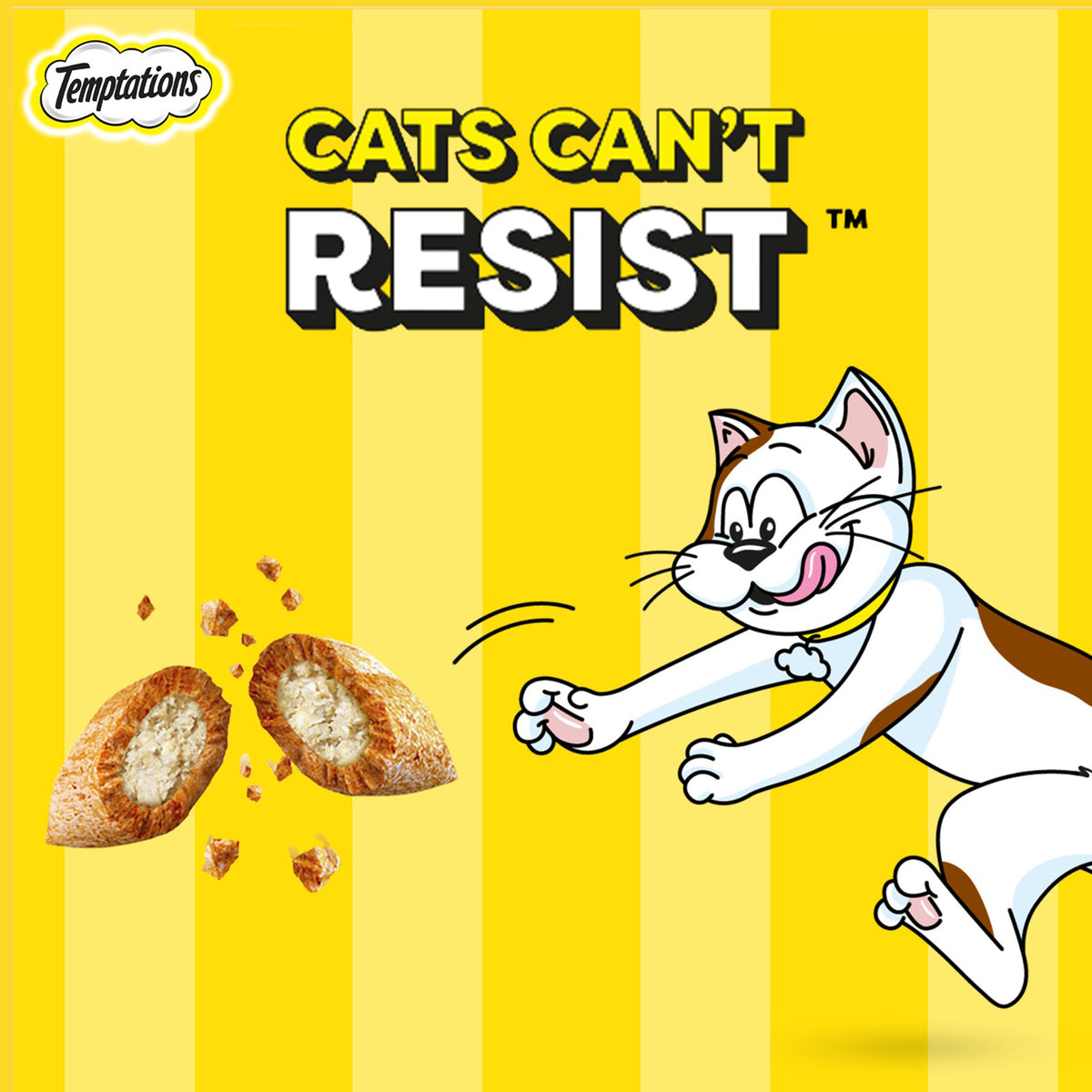Temptations Cat Treat Seafood Medley Flavour - 85g - Heads Up For Tails