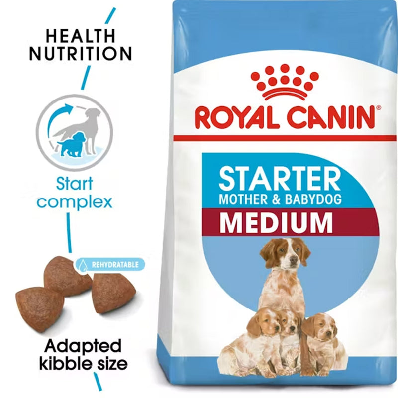 Royal Canin Medium Starter Dry Dog Food - Heads Up For Tails