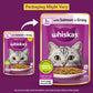 Whiskas Salmon in Gravy (1+ Years) Wet Food For Adult Cat - 80 gm - Heads Up For Tails