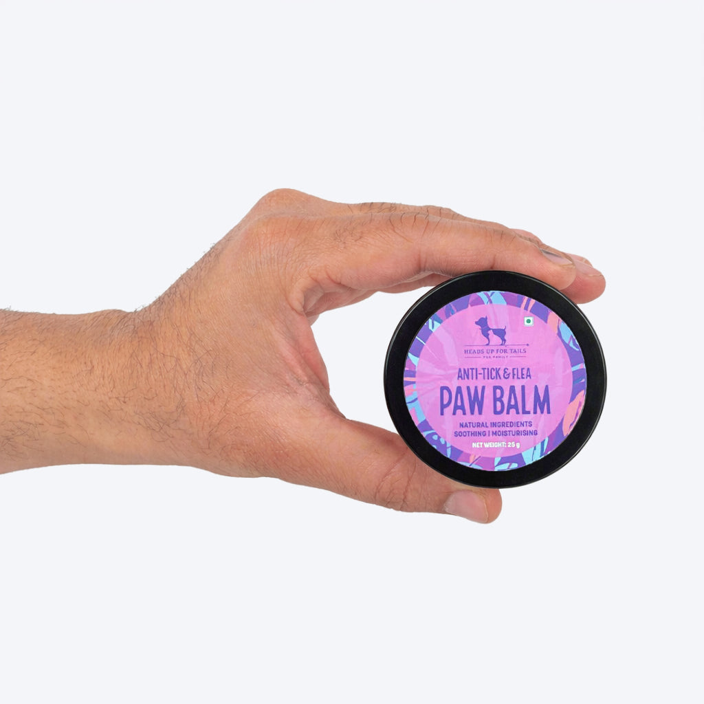 HUFT Organic Anti-Tick & Flea Paw Balm For Dogs - 25 g - Heads Up For Tails