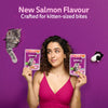 Whiskas Junior Kitten (2-12 Months) Salmon in Jelly Flavour Wet Cat Food - 80 gm Pack