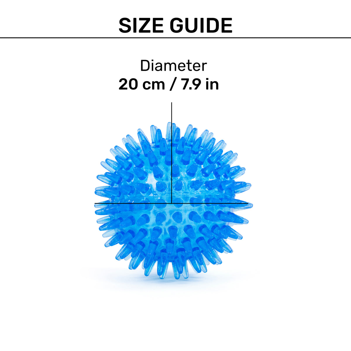 HUFT Spikester Ball Toy For Dog - Blue