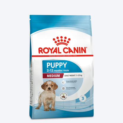 Royal Canin Medium Puppy Dry Dog Food - Heads Up For Tails