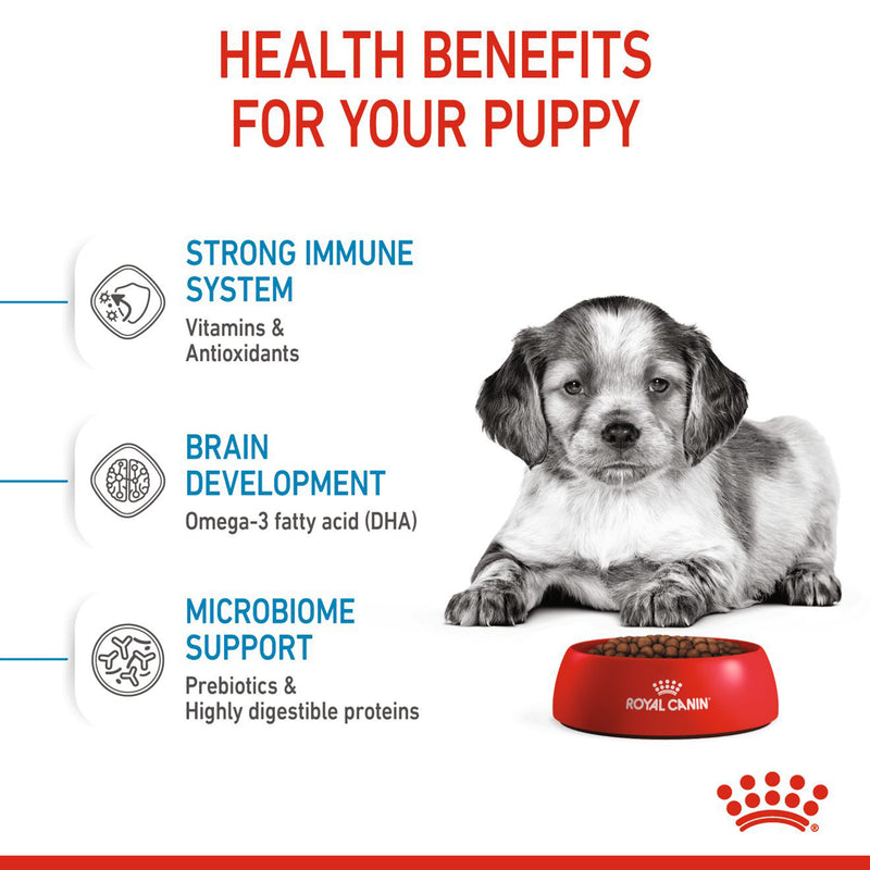 Royal Canin Medium Puppy Dry Dog Food - Heads Up For Tails