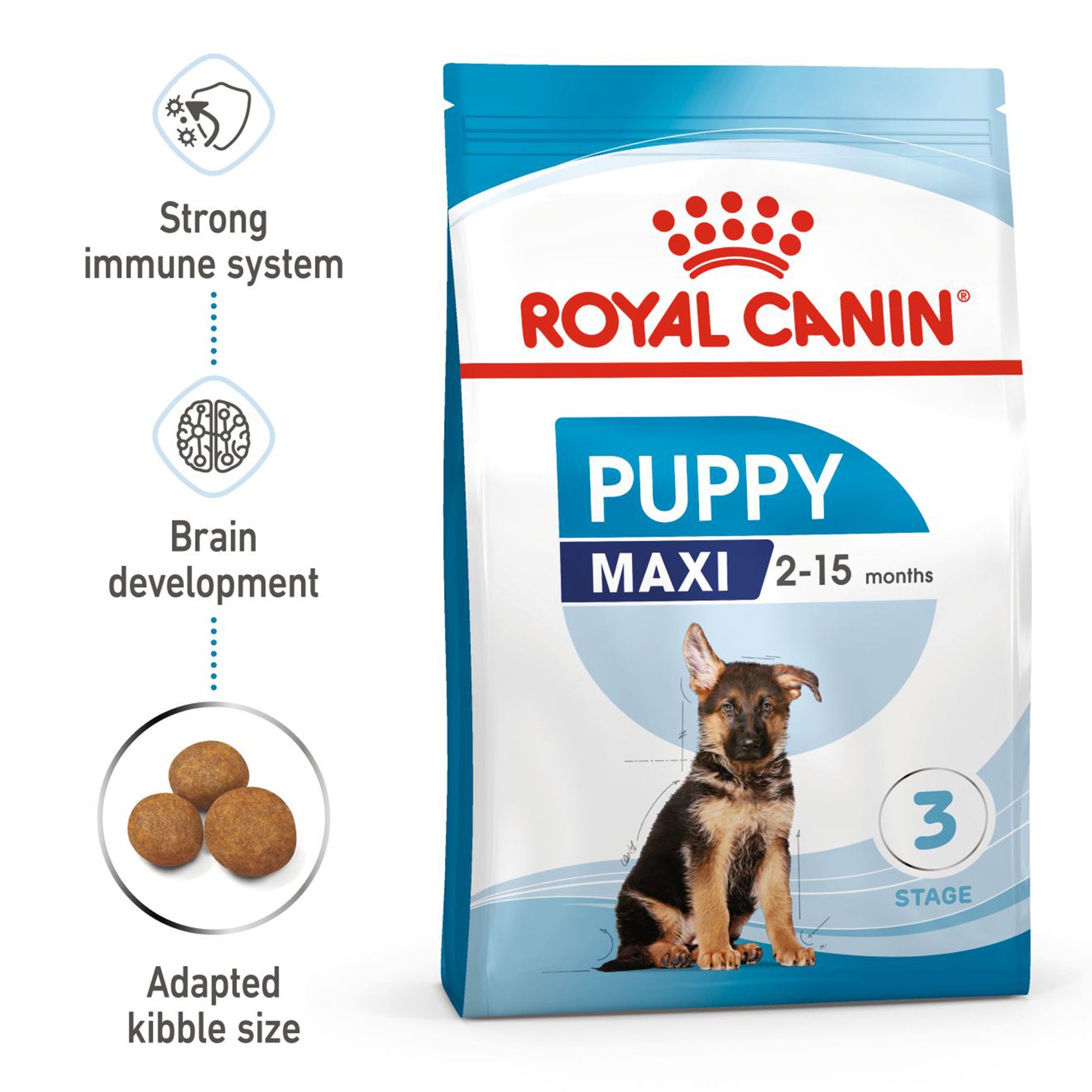 Royal Canin Maxi Puppy Dry Dog Food - Heads Up For Tails
