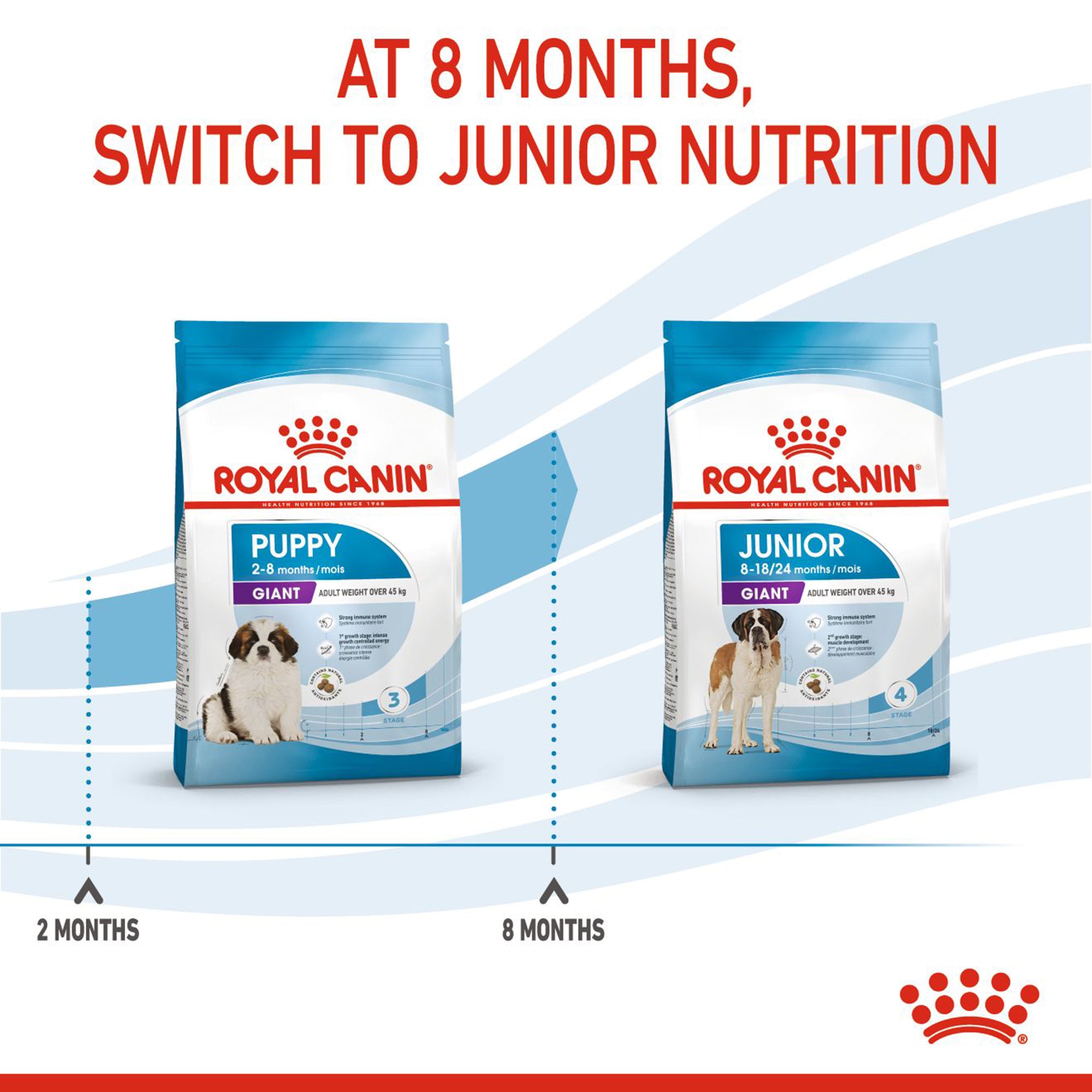 Royal Canin Giant Puppy Dry Dog Food Heads Up For Tails