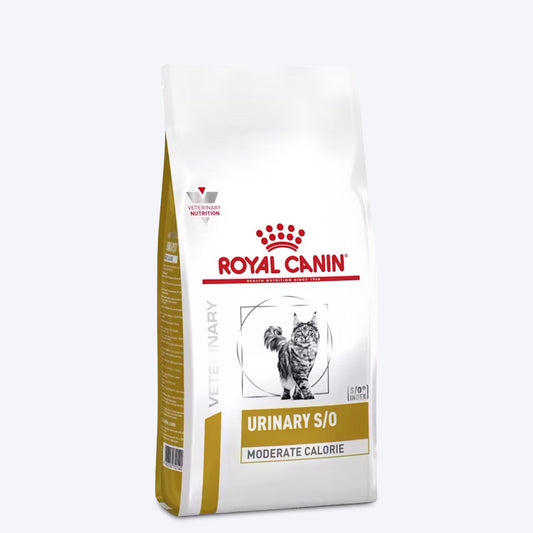 Royal Canin Veterinary Urinary S/O Moderate Calories Dry Food For Cat - 1.5 kg - Heads Up For Tails