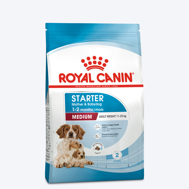 Royal Canin Medium Starter Dry Dog Food - Heads Up For Tails