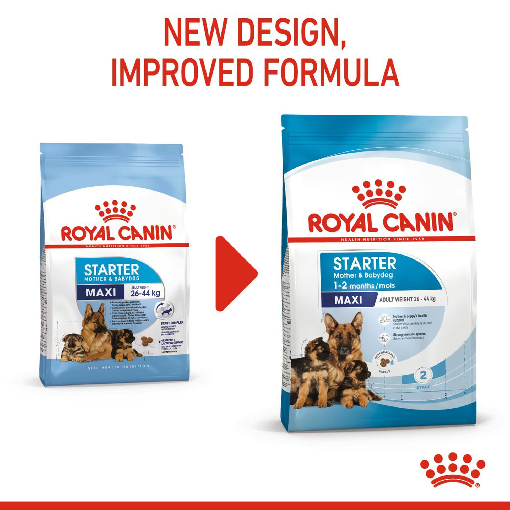 Royal Canin Maxi Starter Dry Dog Food - Heads Up For Tails