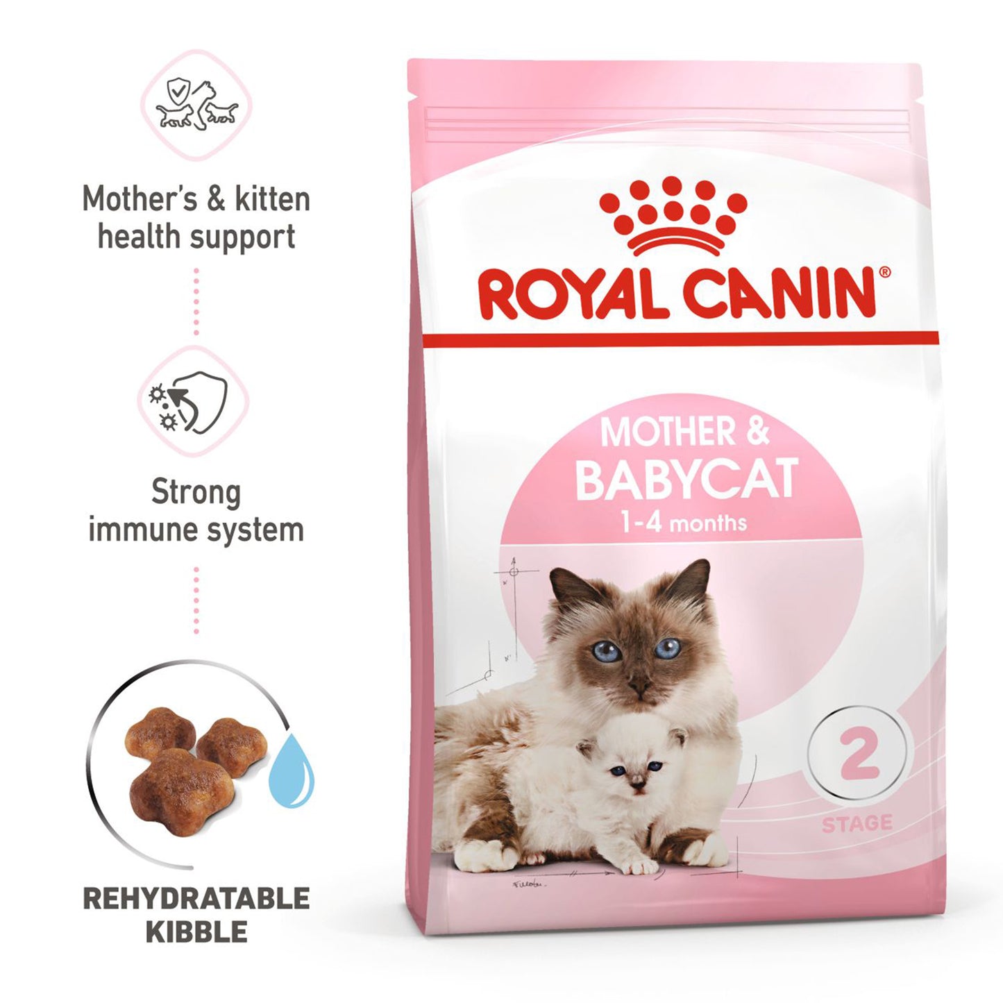 Royal Canin Mother And Babycat Dry Cat Food - Heads Up For Tails