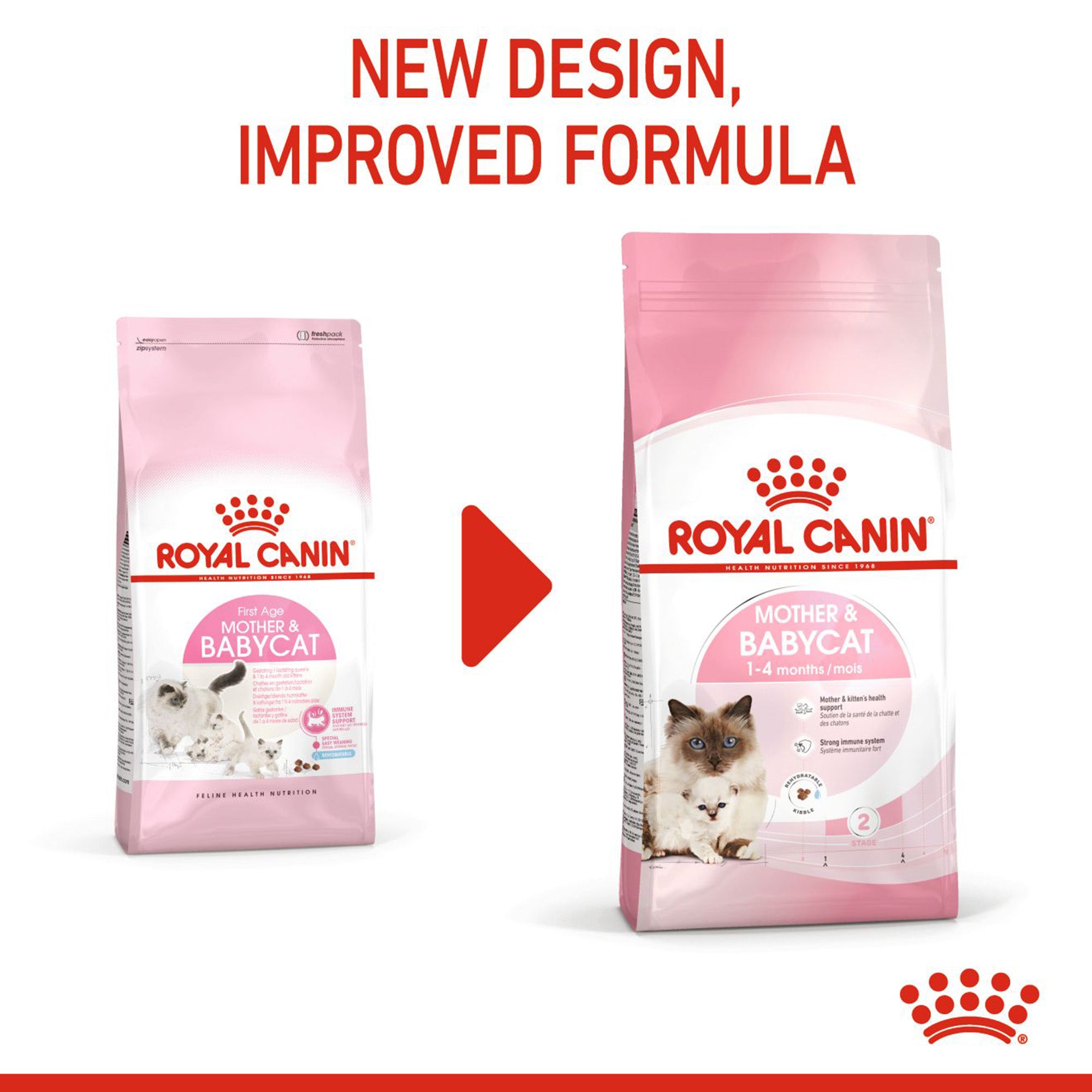 Royal Canin Mother And Babycat Dry Cat Food Heads Up For Tails