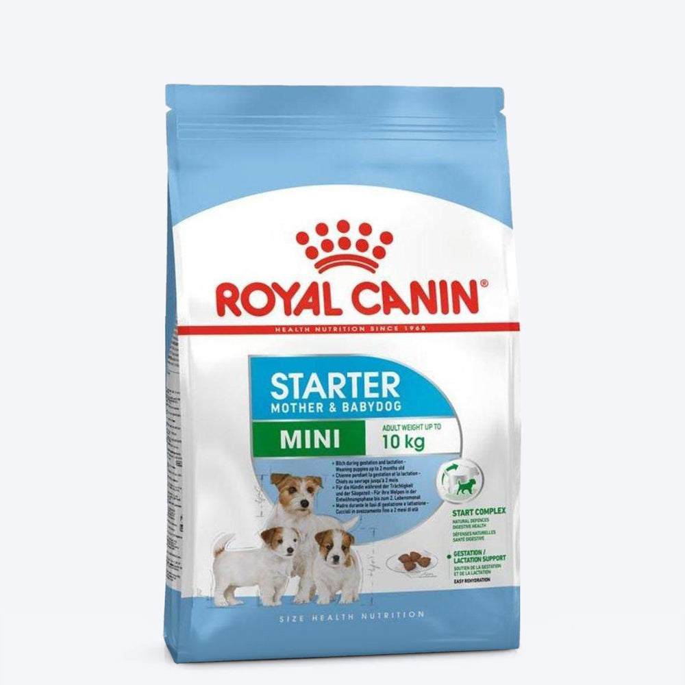 Royal Canin Mini Starter Mother & Puppy Dry & Wet Food Combo - 8 kg - Heads Up For Tails