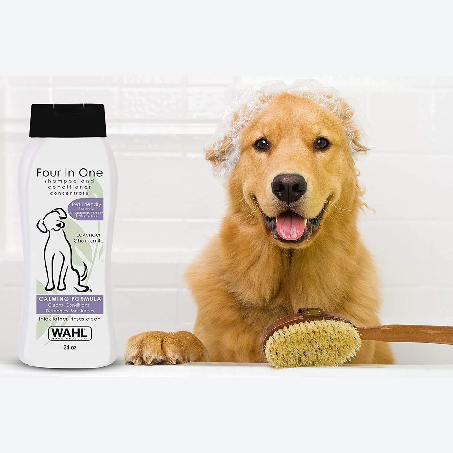 WAHL Four In One Dog Shampoo & Conditioner - Lavender Chamomile - Heads Up For Tails