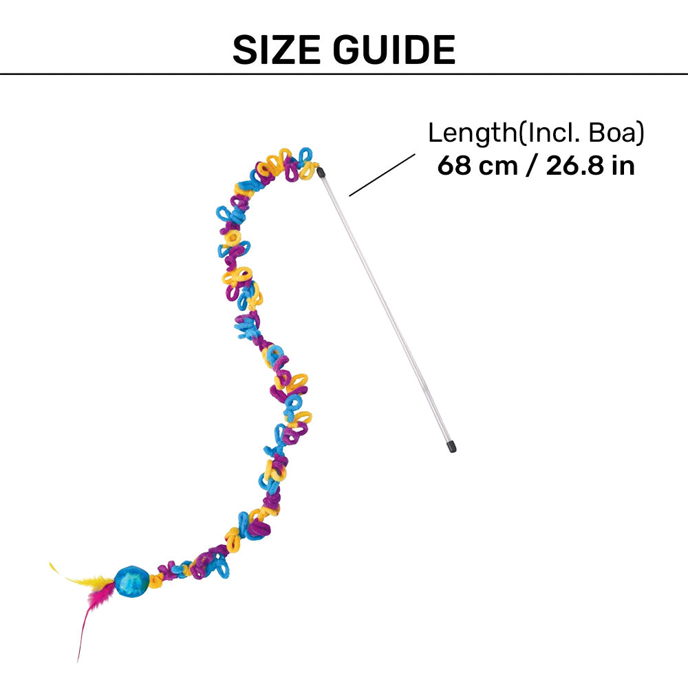 KONG Teaser Loopz Toy For Cat - Assorted - Heads Up For Tails