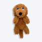 KONG Comfort Pups Goldie Plush Toy For Dog - Brown - M - Heads Up For Tails