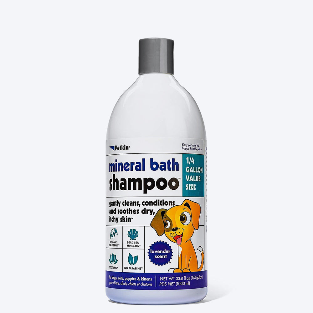 Petkin Mineral Bath Shampoo For Pet - Lavender - 1000 ml_01