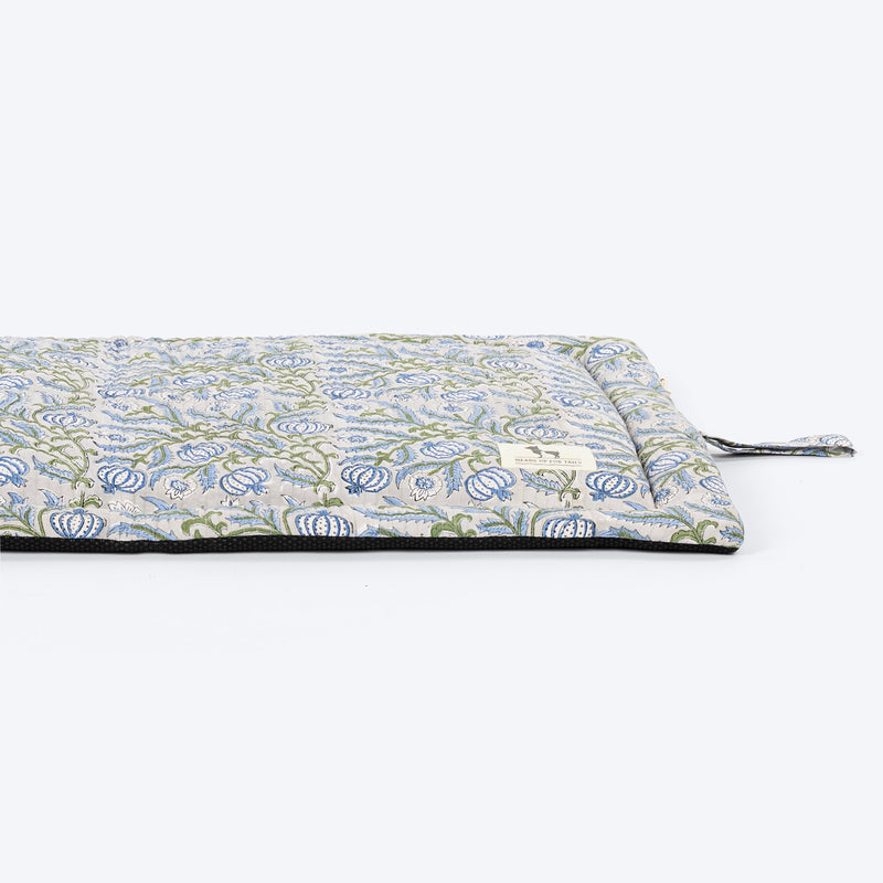HUFT Jaipuri Baagh Dog Mat - Indigo