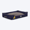 HUFT Giraffe Classic Lounger Bed For Dog - Grey & Navy - Heads Up For Tails