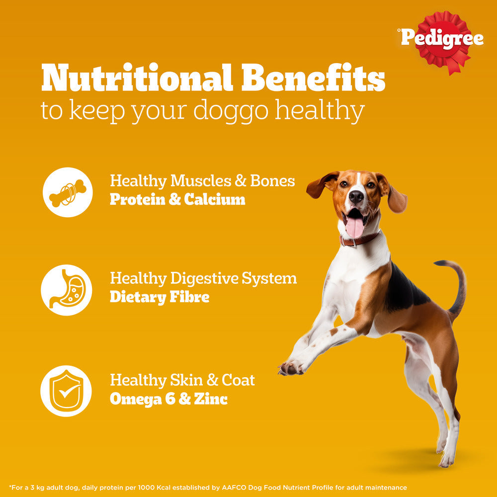 Pedigree Chicken Grilled Liver In Loaf With Vegetables Adult Dog Wet Food - 70 gm Packs