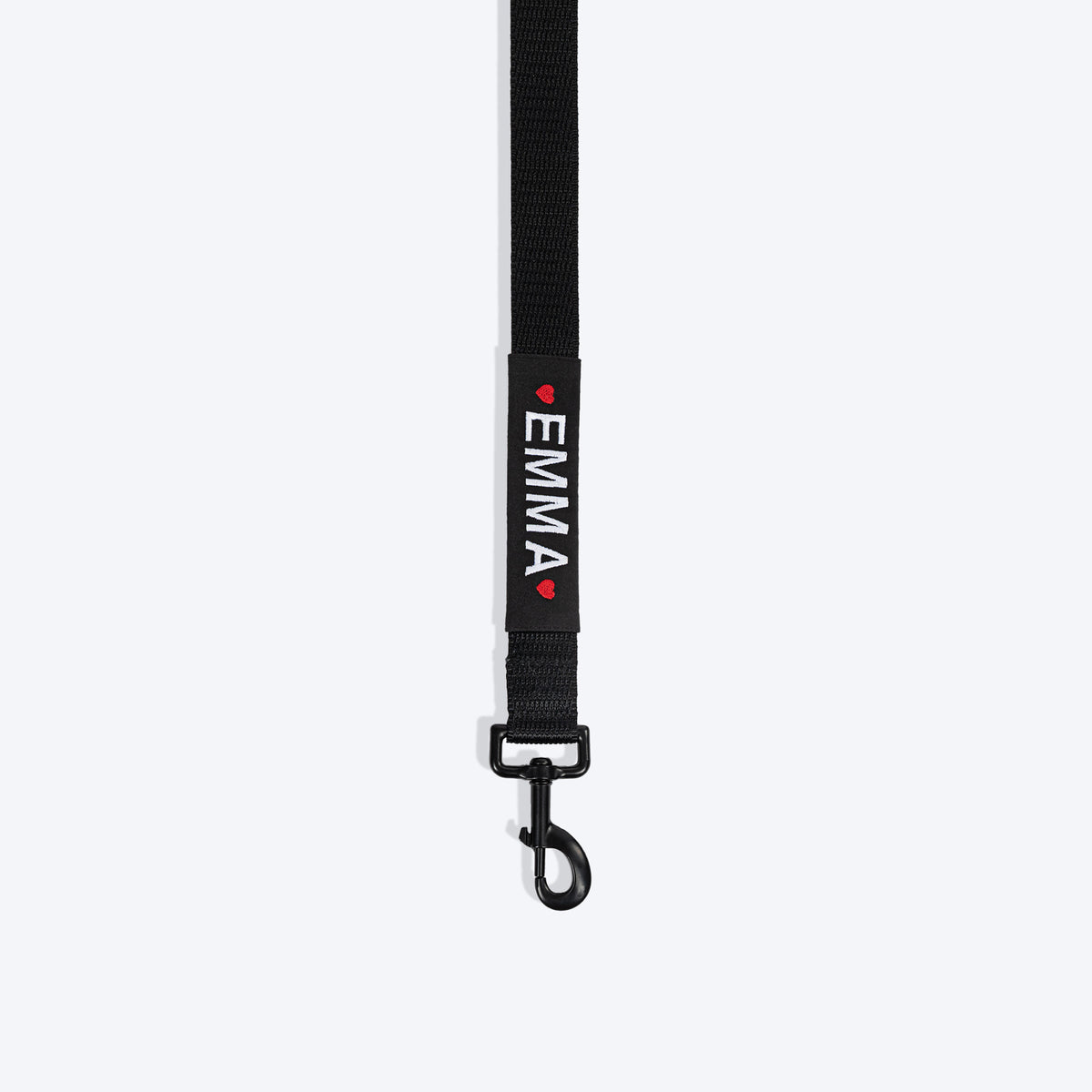 HUFT Classic Personalised Dog Leash - Coal Black - Heads Up For Tails