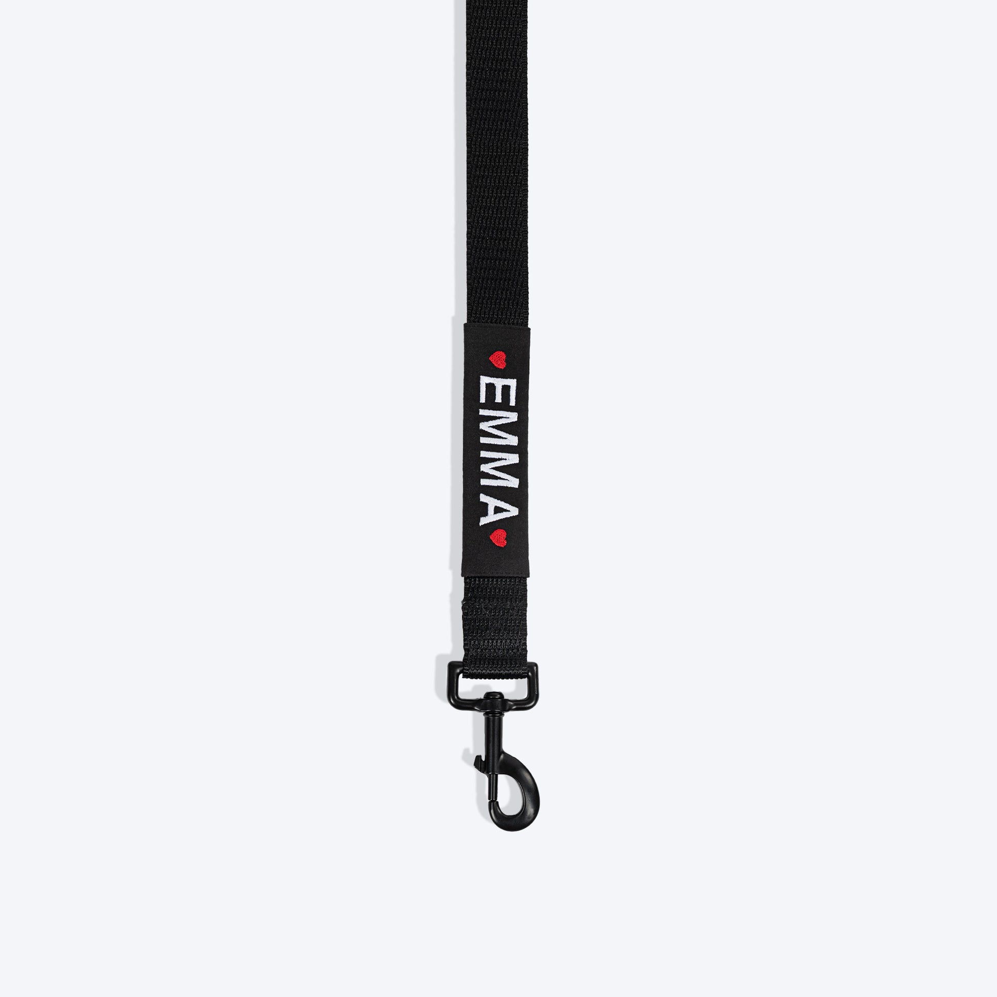 HUFT Classic Personalised Dog Leash - Coal Black - Heads Up For Tails
