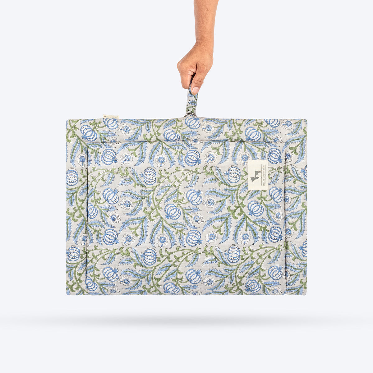 HUFT Jaipuri Baagh Dog Mat - Indigo