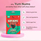 HUFT Yum Nums Dog Treats Soft & Chewy Sticks Spinach With Real Chicken - 70 gm - Heads Up For Tails