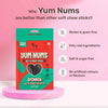 HUFT Yum Nums Dog Treats Soft & Chewy Sticks Spinach With Real Chicken - 70 gm - Heads Up For Tails