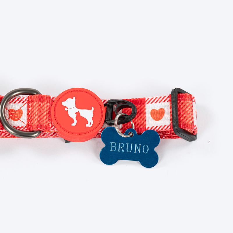 HUFT Berry Love Collar For Dog - Red