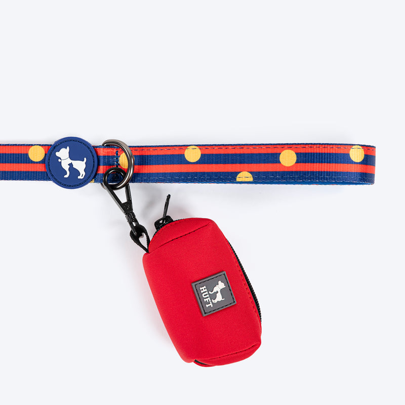 HUFT Playstripes Leash For Dog - Rust & Navy - Heads Up For Tails