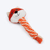 HUFT Foxy Fun Squeaky Plush Toy For Dog - Orange - Heads Up For Tails