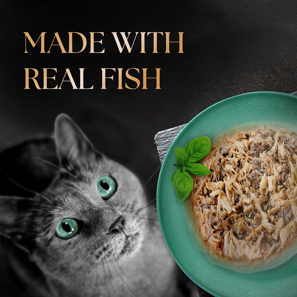Sheba Rich Premium Chicken With Tuna In Gravy Adult Wet Cat Food - 70 gm Packs - Heads Up For Tails