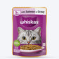 Whiskas Salmon in Gravy (1+ Years) Wet Food For Adult Cat - 80 gm - Heads Up For Tails