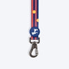 HUFT Playstripes Leash For Dog - Rust & Navy - Heads Up For Tails