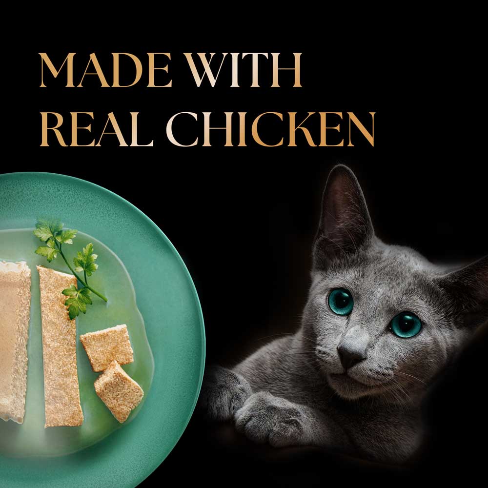 Sheba Chicken Premium Loaf Wet Kitten Food - 70 gm Packs - Heads Up For Tails