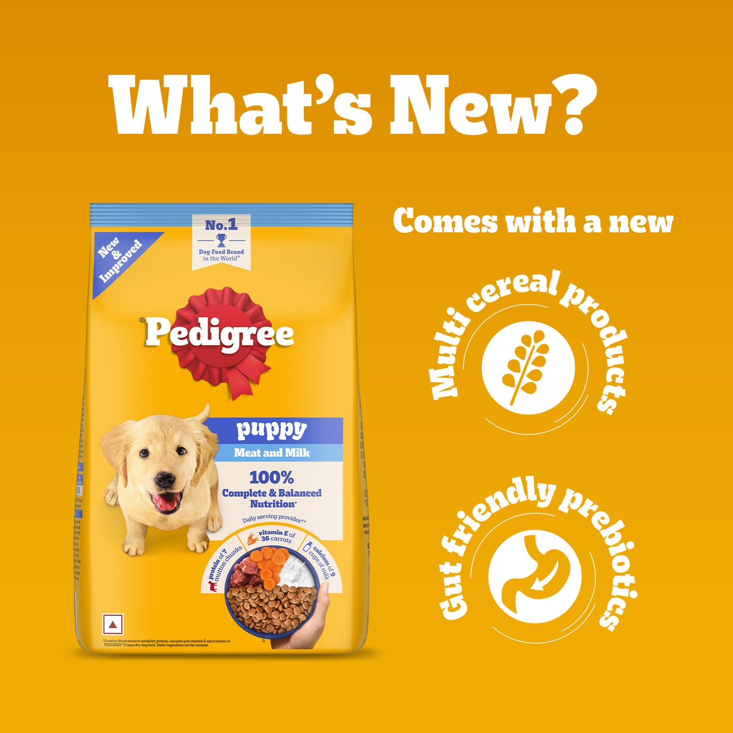 Pedigree Meat & Milk Puppy Dry Puppy Food