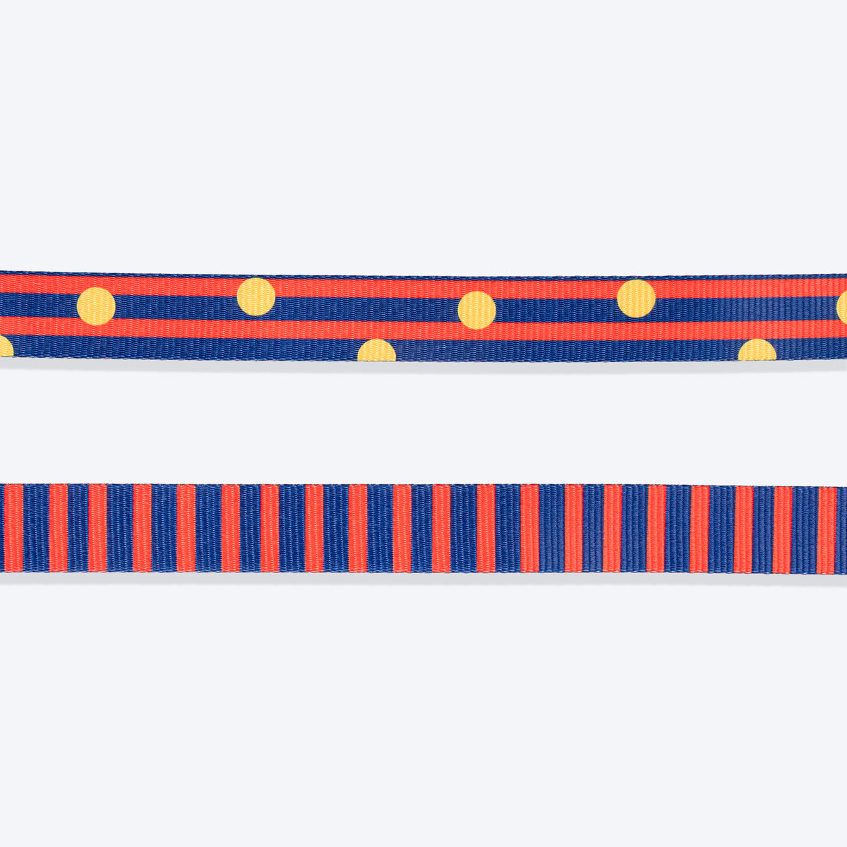 HUFT Playstripes Leash For Dog - Rust & Navy - Heads Up For Tails