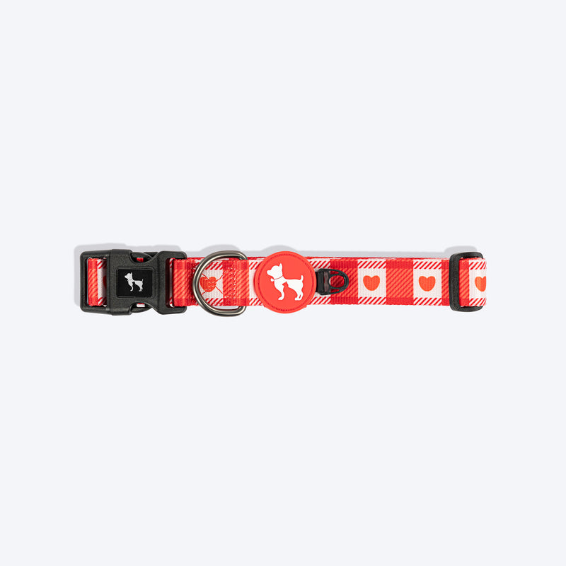 HUFT Berry Love Collar For Dog - Red