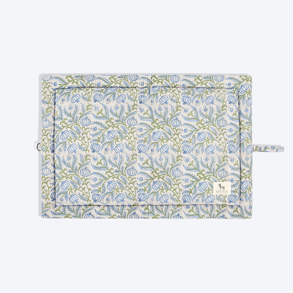 HUFT Jaipuri Baagh Dog Mat - Indigo