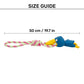 TLC Rubber Bird Squeaky With Rope Chew Toy For Dog - Multicolor