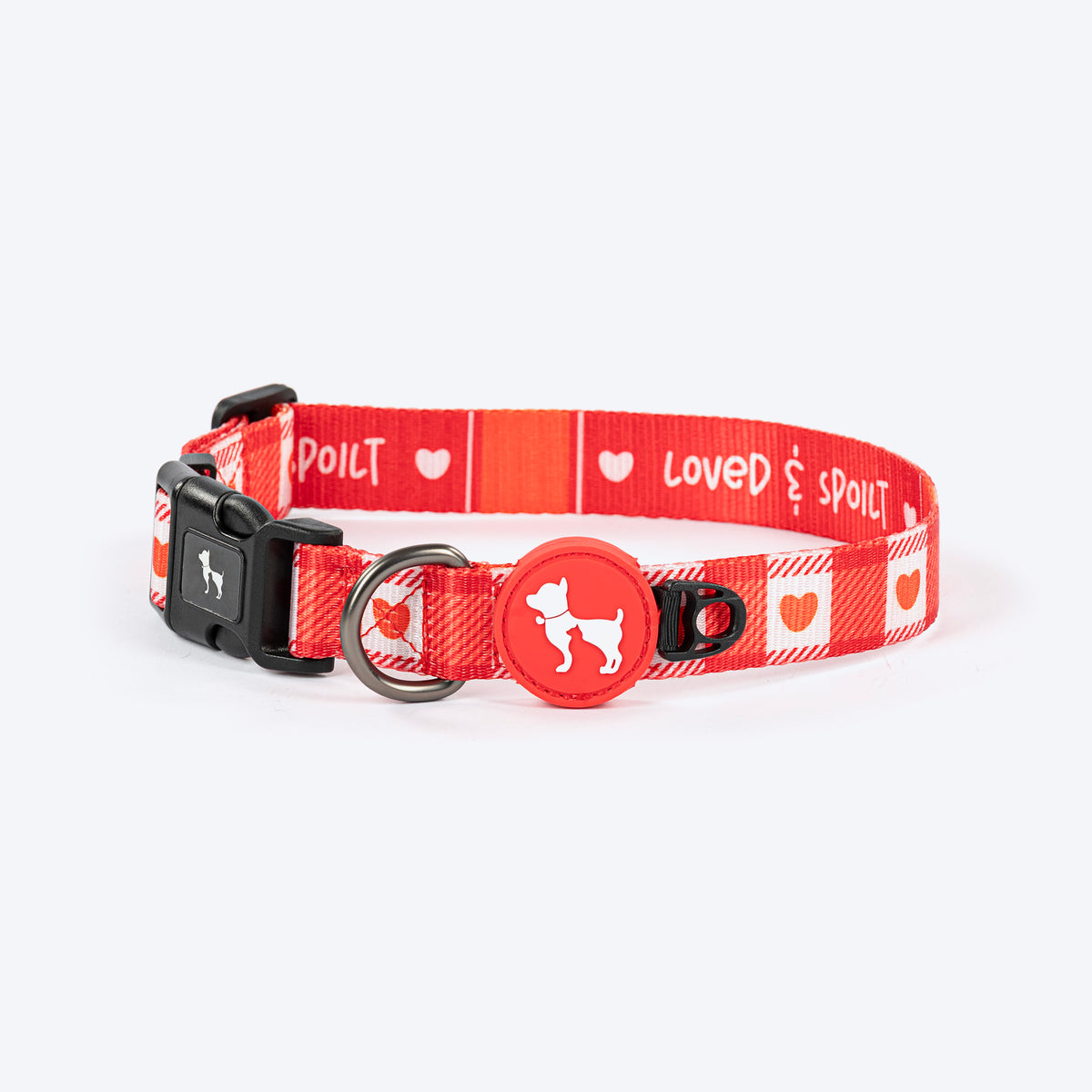 HUFT Berry Love Collar For Dog - Red