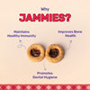 HUFT Jammies With Real Chicken Filled With Mixed Fruit Jam Treat For Dogs - 100 g - Heads Up For Tails