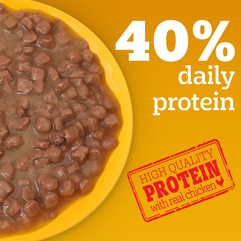 Pedigree Chicken & Liver Chunks In Gravy Puppy Wet Food - 130 g - Heads Up For Tails