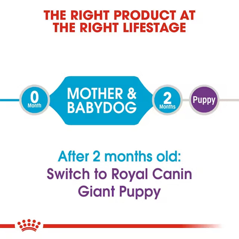 Royal Canin Giant Starter Dry Dog Food - Heads Up For Tails