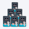 Meowsi by HUFT Tuna & Shrimp Mousse Cat Wet Food, 80 gm, grain-free, with vitamins and minerals for balanced nutrition.