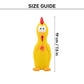 TLC Standing Rooster Chew Toy For Dog - Yellow